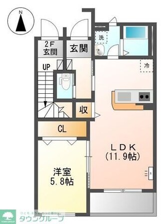 エクセレンス・ハイツの物件間取画像